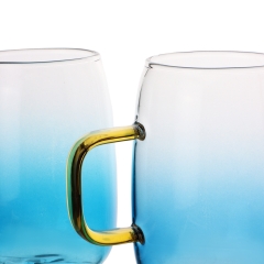 УЦІНКА Набір чашок 2 шт. "Ранкова прохолода" 280 мл (В одній чашці паутинка в ручці) (00BR-8919-013/1)