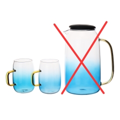 УЦІНКА Набір чашок 2 шт. "Ранкова прохолода" 280 мл (В одній чашці паутинка в ручці) (00BR-8919-013/1)