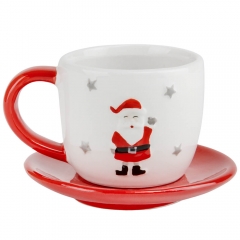 Чашка с блюдцем "Санта" (00BR-4000-051)