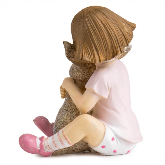 Статуетка "Дівчинка з кроликом", 10,5 см (2007-176)