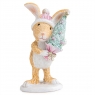 Статуетка "Кролик з ялинкою", 10 см (2007-215)