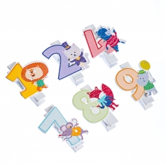 Набір прищіпок "Цифри" (6шт) (0465j/B)