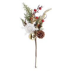 Декоративная ветка "Зимнее произведение" (2010-123)