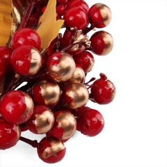 Венок "Зимняя ярамарка" красный (2010-135)