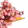 Декоративна гілка "Зимовий ярмарок" ярко-рожева (2010-137)