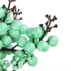 Декоративная ветка "Зимняя ярмарка "бирюзовый (2010-142)