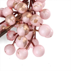 Венок "Зимняя ярмарка" светло-розовый (2010-150)