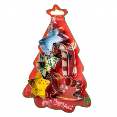 Набор формочек для рождественского печенья, 5 шт (4005-001)