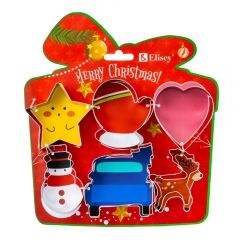 Набор формочек для рождественского печенья, 6 шт (4005-003)