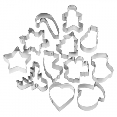 Набор формочек для рождественского печенья, 12 шт (4005-006)