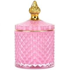 Емкость для хранения "Фарида", розовая, 14 см (9157-059)