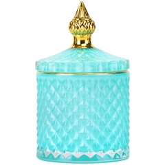 Емкость для хранения "Фарида", бирюзовая, 14 см (9157-061)