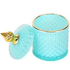 Емкость для хранения "Фарида", бирюзовая, 14 см (9157-061)