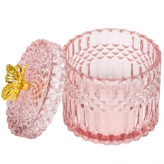 Емкость для хранения "Золотая бабочка", розовая, 10,5 см (00BR-9157-043/1)