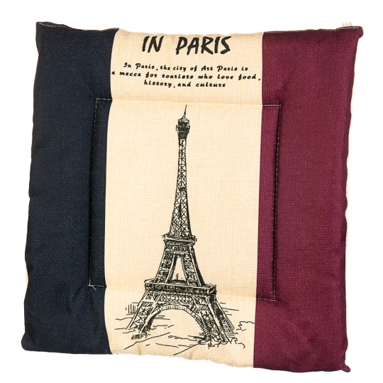 Подушка для стільця "Французький прапор" (8019-001)