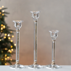 Набор из 3 подсвечников "Свет прозрачности", 29,5 см (9285-003)