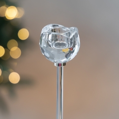 Набор из 3 подсвечников "Лунная роза", 32 см (9285-005)