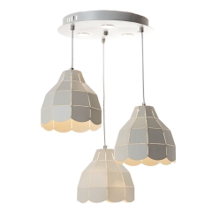 Люстра-подвес белая тюльпан на 3 лампы (FE017/3) (FE017/3)