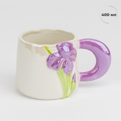 Кружка "Фіолетовий ірис", 400 мл (4013-005)