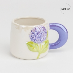 Кружка "Синя гортензія", 400 мл (4013-008)