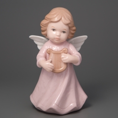 Фарфоровая фигурка "Ангелочек"  (13 см) (009D)