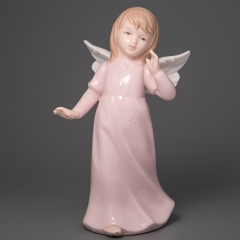 Фарфоровая фигурка "Ангелочек" (18 см) (015D)