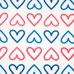 Упаковочная бумага "Hearts" (8418-022)