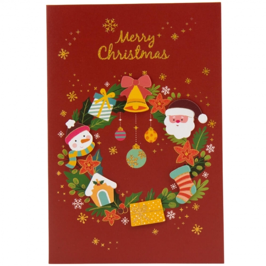 Серія листівок "Merry Christmas", 6 видів (9008-003)