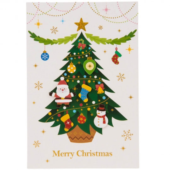 Серія листівок "Merry Christmas", 6 видів (9008-003)
