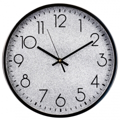 Часы "Блеск", серебро, 30,5 см (2005-080)