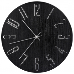 Часы "Дерево Времени", черный, 30 см (2005-086)