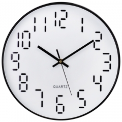 Часы "Ритм", белый, 30,5 см. (2005-091)
