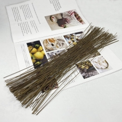 Флористическая проволока, коричневая, 40 см (9087-002)