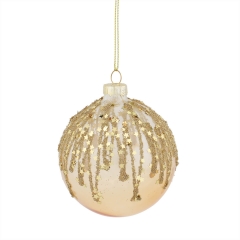 Шар "Крем-брюле", 8 см. (6017-008)