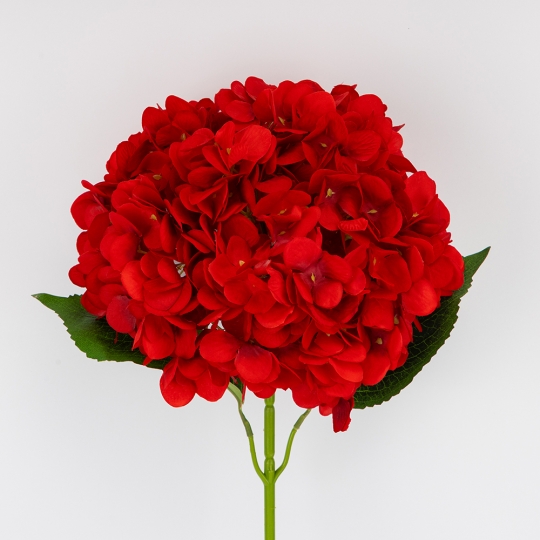 Штучна гортензія, червона, 67 см (2026-009/red)