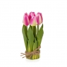 Букет тюльпанів 19 см, рожевий (8931-002)