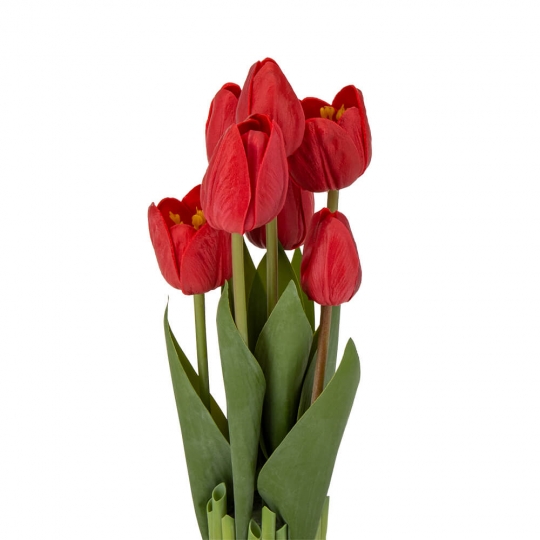 Букет тюльпанів 32 см, червоний (8931-022)