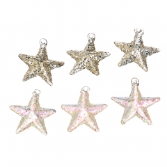 Набор украшений "Звёзды в блёстках" (091NB)