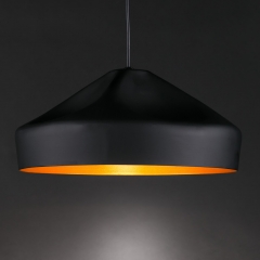 Люстра-подвес черная с золотым (OU131) (OU131)