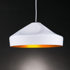 Люстра-подвес белая с золотым (OU131/1) (OU131/1)