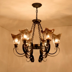 Люстра черная винтажная на 6 ламп (ZD035/6) (ZD035/6)