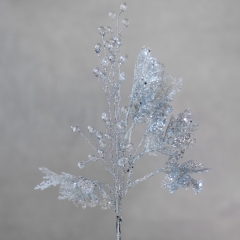 Декоративная ветвь "Серебряная мелодия", 40 см (9155-025)