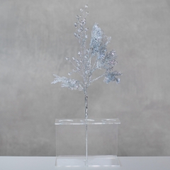 Декоративная ветвь "Серебряная мелодия", 40 см (9155-025)