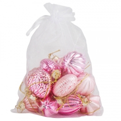 Набор из 12 новогодних игрушек "Карамельки", 6 см (6017-127)