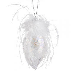 Елочная игрушка "Заварной крем", 8 см (6017-139)