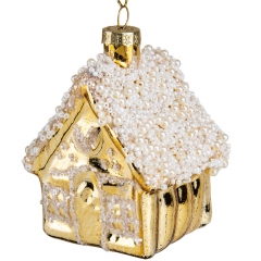 Елочная игрушка "Уютный домик", 10,5 см (6017-149)