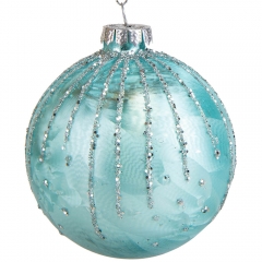 Шар "Изморозь", 8 см (6017-150)