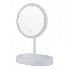 Настольное зеркало с подсветкой "White", 31 см (9042-001)