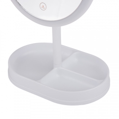 Настольное зеркало с подсветкой "White", 31 см (9042-001)