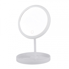 Настольное зеркало с подсветкой "Snow", 28 см (9042-003)